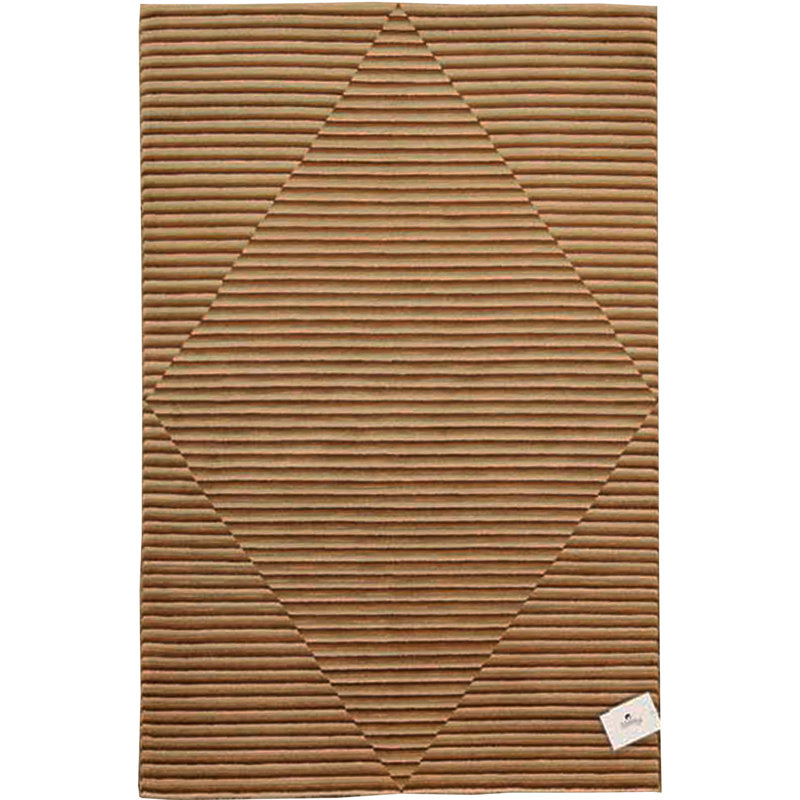 Hand-Knotted High-Quality Brown and Beige Area Rug