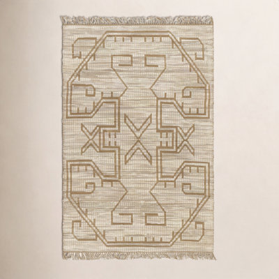 Enchant Hand-Woven Geometric Jute Rug