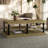 Alfonso Coffee Table With Wooden Legs & 2 Open Shelves-2002280544