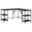 L-Shaped Steel Computer Desk-1263426038