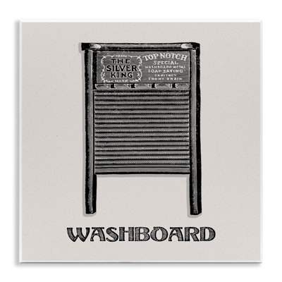 Plaque murale Timeless Antique Washboard, design par Val Rhodes
