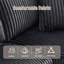 3 Seater Corduroy Sofa-298638503