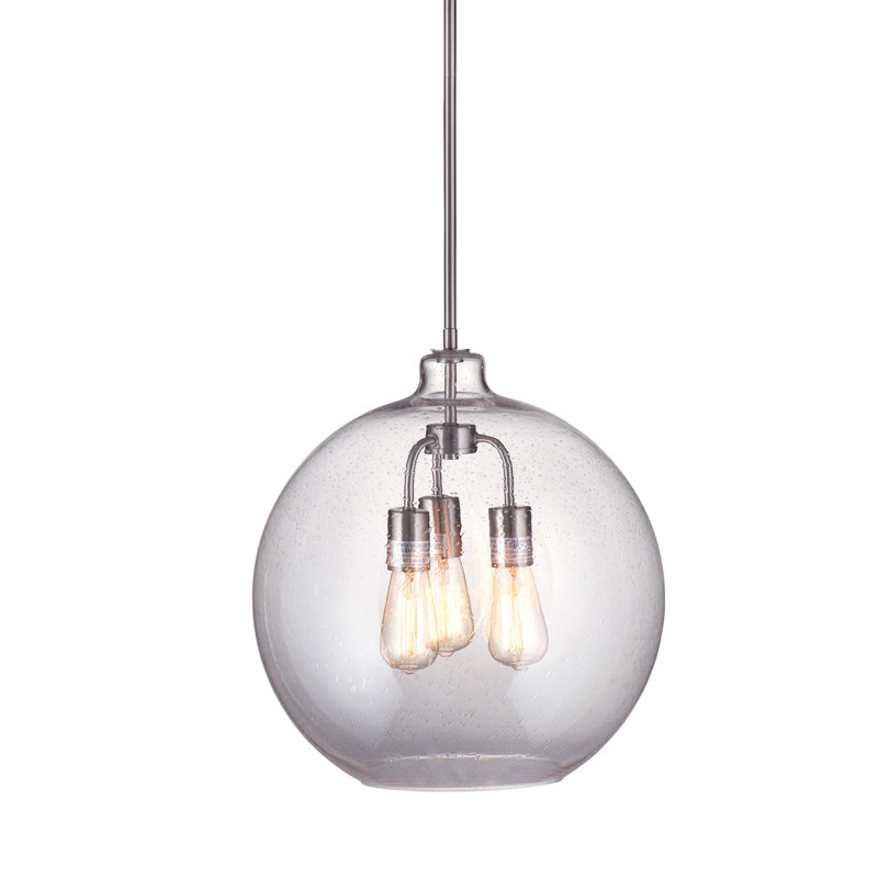 Luminaire suspendu sphère 1 lumière Chamberlain