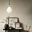 Luminaire suspendu 1 lumière avec verre opale-111187521-111187520-111187519