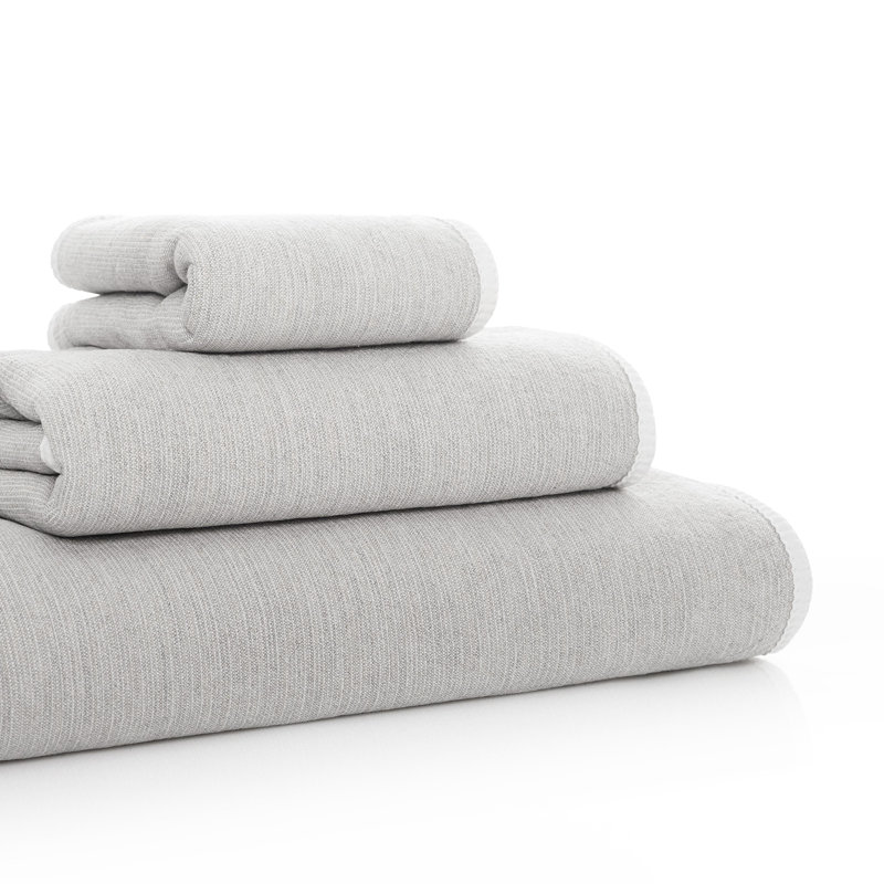 Linen Duo Washcloth Set, White