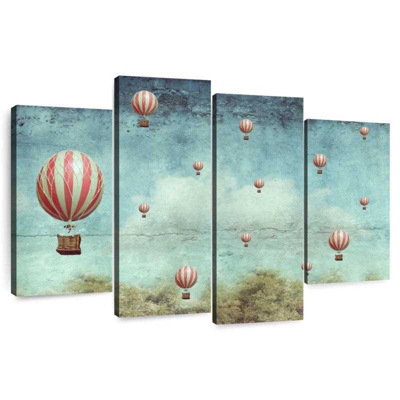 Montgolfières de style rétro Mehar, H 22 po x l 36 po
