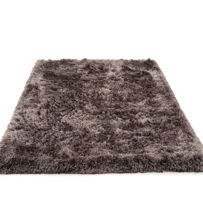 Zia Solid Colour Shag Area Rug, Rectangle 120 x 170cm