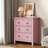 3-Drawer Nightstand, 23.6'' Wood Storage Chest-185163923