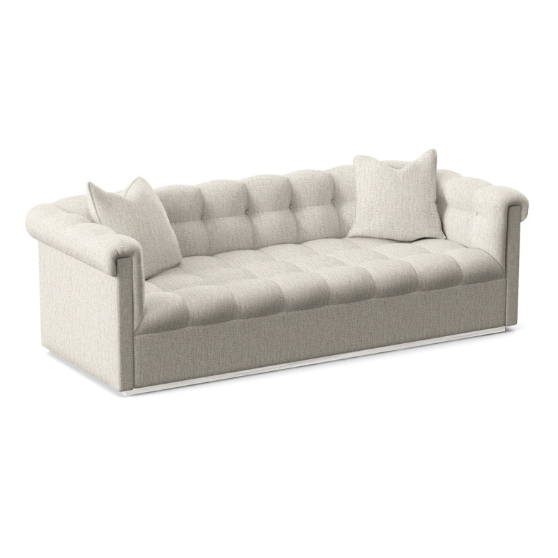 Thom Filicia Home 98" Nottingham Sofa, Nomad Snow Crypton® Chenille, Casa Blanca