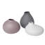 Ensemble de 3 vases de table en porcelaine Nona-63876543