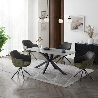 Deanie 4 -Person Stone Dining Set