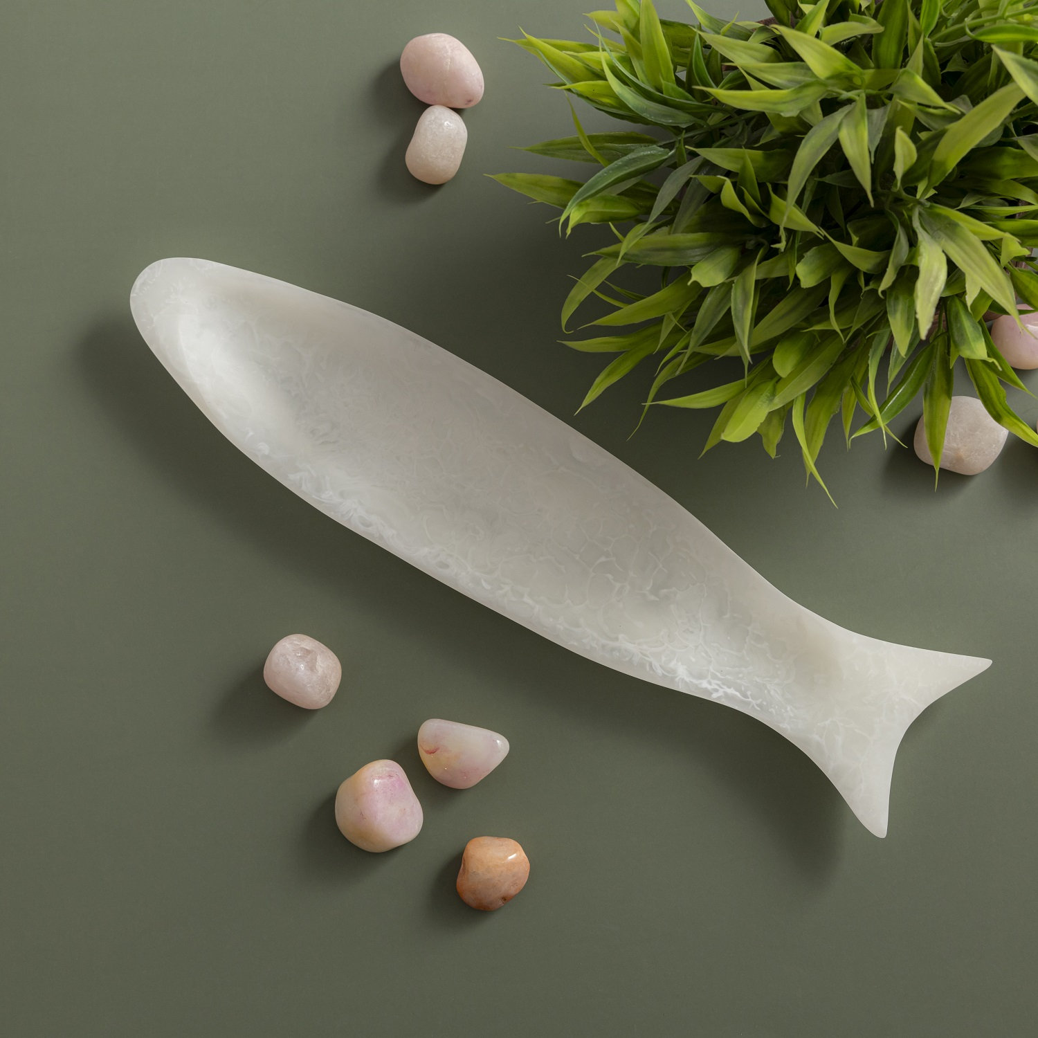 Fish Platter Set Of 2, White