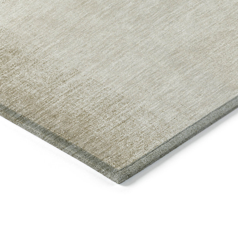 Tapis rond 8 po taupe