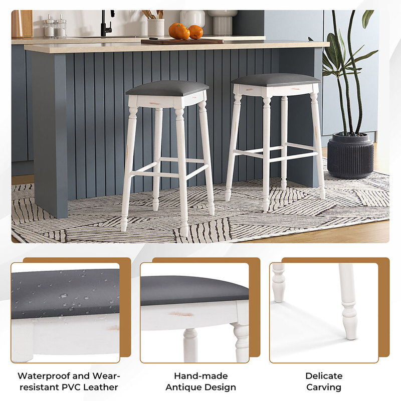 Tabouret Champetre, 2, Tabouret de bar (siège d'une hauteur de 29 po)