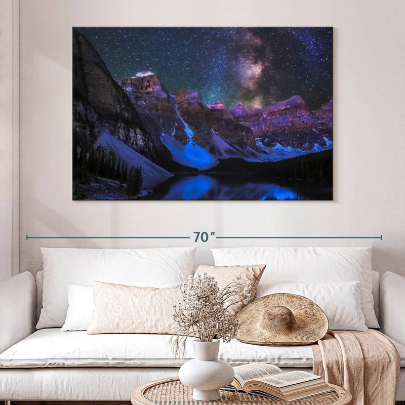 Galaxie d'Alvord Lake Moraine, H 34 po x l 51 po