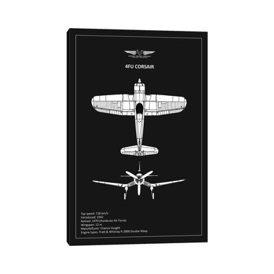 BP CV F4U-Corsair by Mark Rogan - Print on Canvas