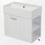 Meuble-lavabo simple 21,7 po avec comptoir en céramique 21,7 po-24837085