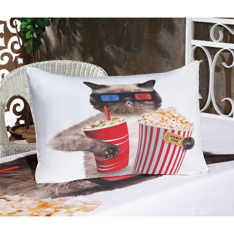 Multicolore drap-housse et taies décoratives Ambesonne, Ensemble de draps pour lit simple très long + 3 p