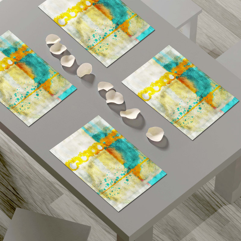 Napperon abstrait en polyester