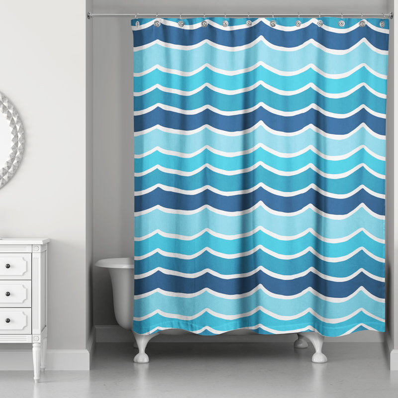 Kraus Striped Shower Curtain