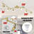 46.5'' 6 -Light Swing Arm Track Track Kit with Adjustable Head