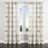 Country Farmhouse Curtain panels - Brown Neutral Plaid Grommet Curtain - 1 Panel-2126582391-2126582390