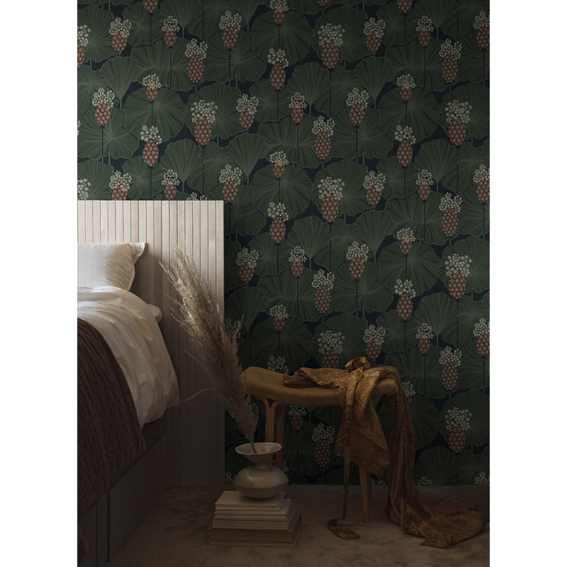 Papier peint feuilles de parapluie Borestapeter