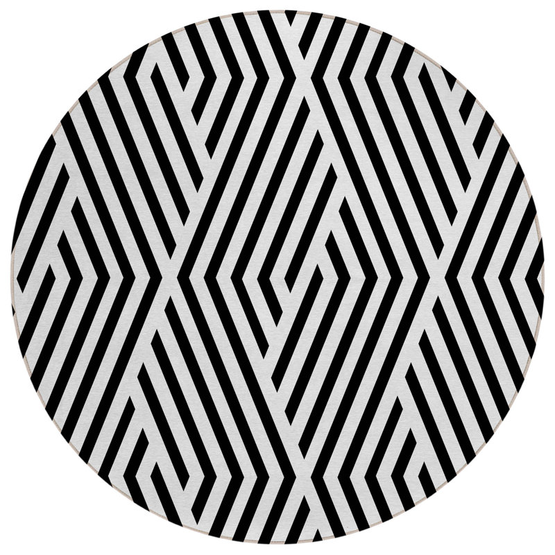 Tapis intérieur / extérieur Altair, Rond 8 pi