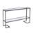 Luisdavid 52'' Glass Top Console Table-1261787062