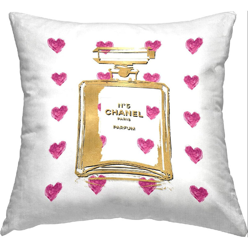Coussin Stupell Industries Glam Hearts