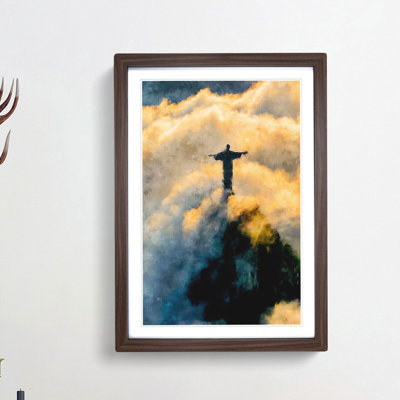 Christ The Redeemer In Brazil Framed Print