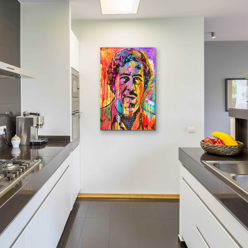 " Pablo Escobar " by Dean Russo, 36" H x 24" W x 0.2" D