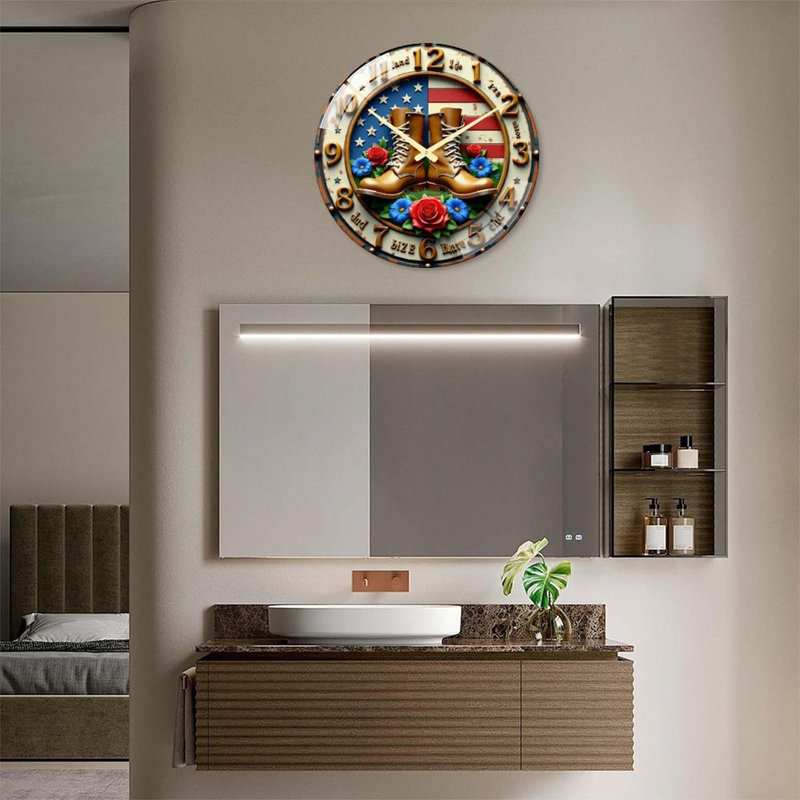 Horloge murale de 24 po