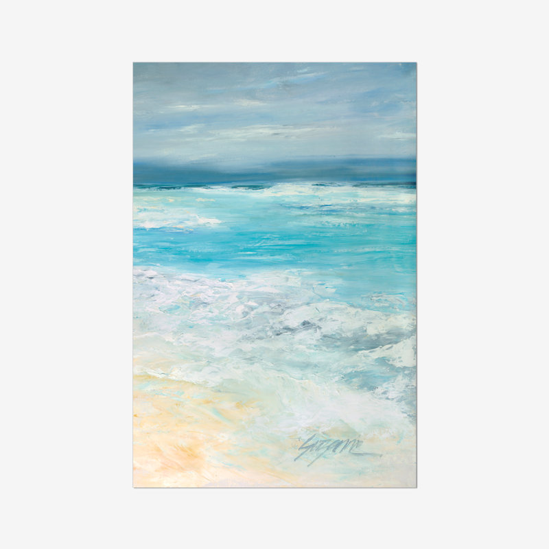 Storm At Sea II by Suzanne Wilkins - Painting, 122cm H x 81cm W, Paper Print