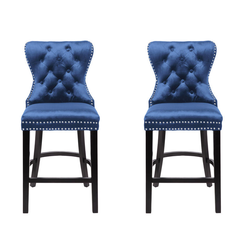Tabouret de comptoir 26 po, Bleu
