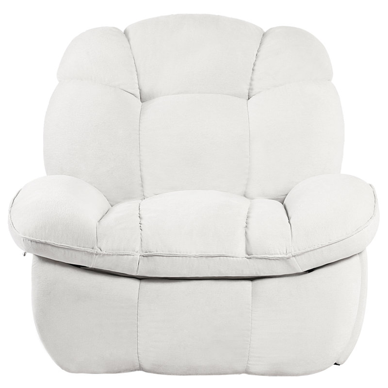 Jerrin Swivel Zero Gravity Recliner Power  Recliner Chair with Massage & Heat‌ – Oversized Swivel Rocker Chair for Adults, Home Theater Seat with USB-C Ports, Side Pocket, 360° Rotation Ergonomic Recliner for Living Room