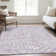 Premium Machine Washable Prisco Lavender Rug