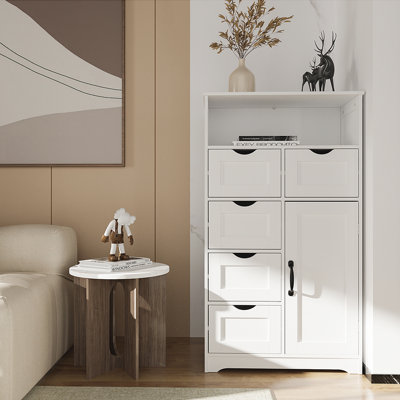 Commode d'appoint en bois massif