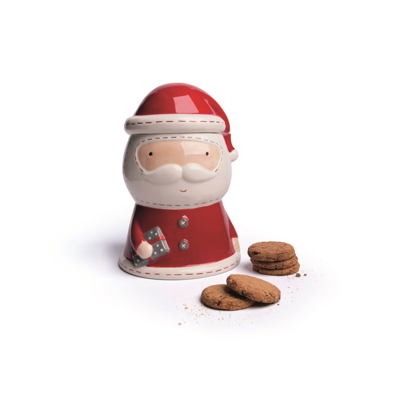 Santa Claus Ceramic / Porcelain Jar