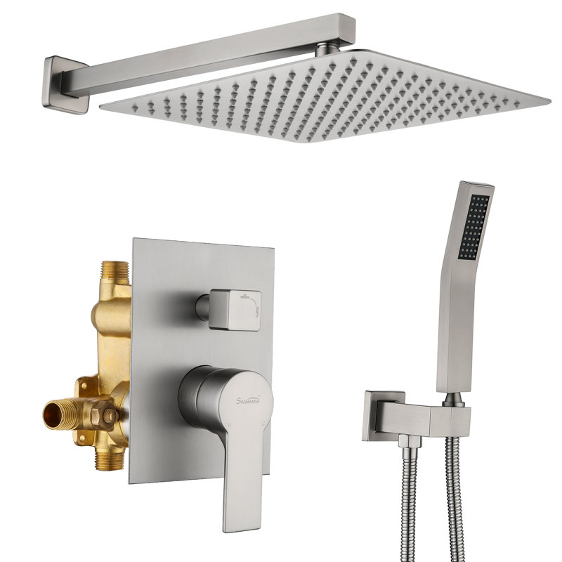 Système de douche complet avec valve brute