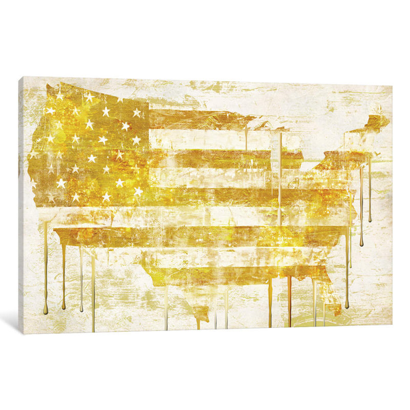American Dream I 1 Piece Wrapped Canvas Wall Art, 66.04 cm H x 45.72 cm W x 3.175 cm D