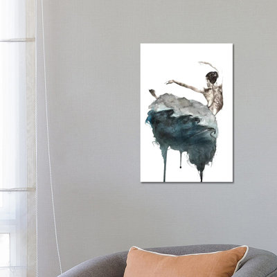 Ballerina 1 Piece Wrapped Canvas Wall Art