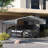 10 Ft. W x 15 Ft. D Heavy Duty Carport With Galvanized Steel Roof And Additional Support