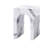 Fritzy Square End Table In White Engineered Stone