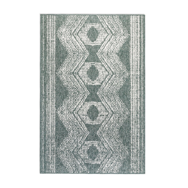 Dynamic Geometric Indoor / Outdoor Area Rug, Rectangular 80 x 150cm