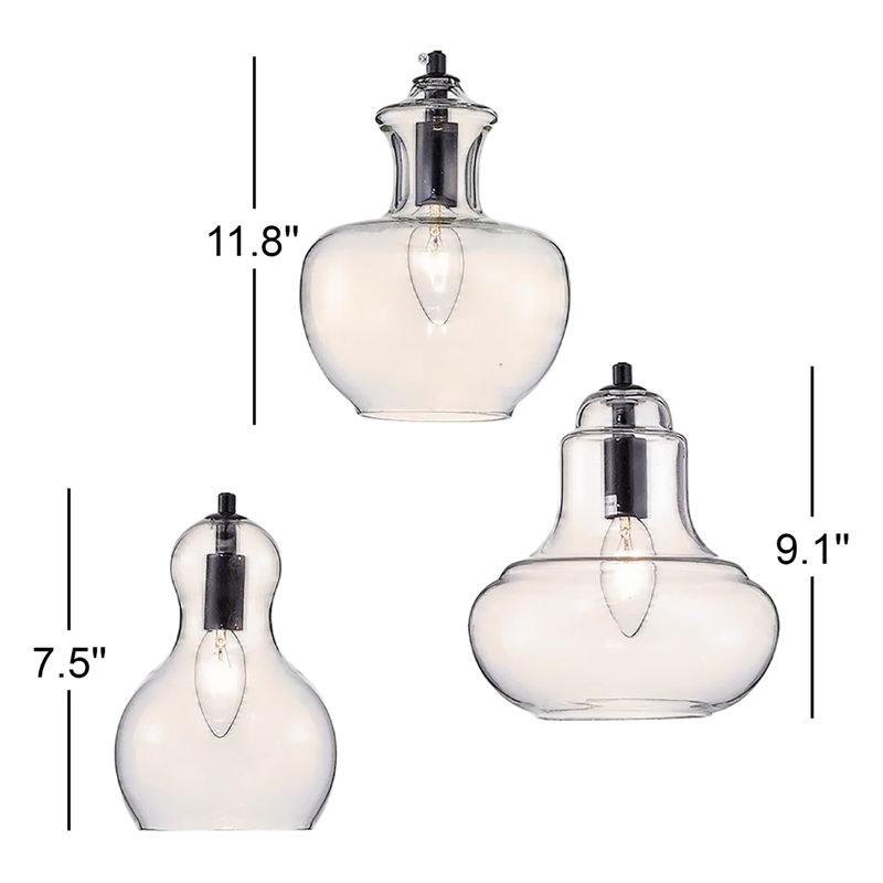 Hibbler 3 - Light Cluster Bell Pendant