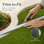Tapis de gazon artificiel de 6,5 pi x 15 pi, pelouse synthétique de 0,8 po pour terrasses, coins de jardin et espaces de présentation-132795348