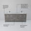 Meuble-lavabo double l 72 po x P 22 po Jacques-1112314371