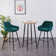Esposito 68cm Upholstered Bar Stool with Arm