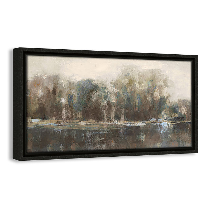«Daily Reflections I - Landscape Version Print» par Carol Robinson, Espresso, H 9,5 po x l 17,5 po